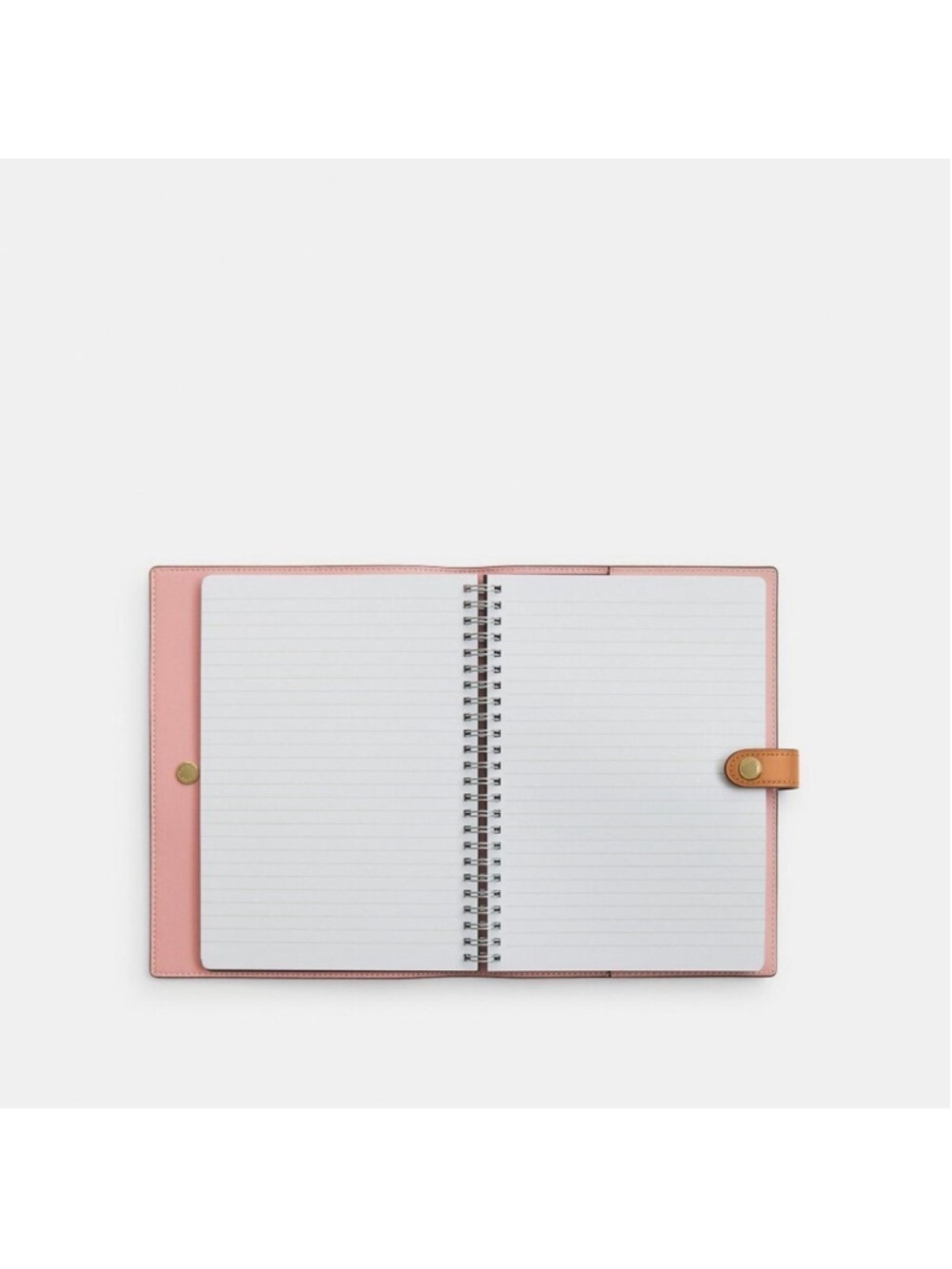 NEW Authentic Coach Notebook + Pencil Case In Powder Pink Signature Canvas NWT - Picture 5 of 14
